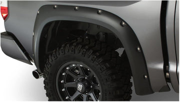 Bushwacker 30040-02 Pocket Style Black Rear Fender Flare - Pair
