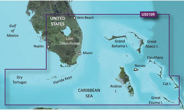 New Bluechart G2 Vision Card garmin 010c071100 Territory Southeast Florida Vero Beach South to Naples