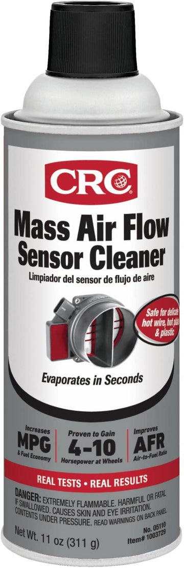 CRC 05110 Mass Air Flow Sensor Cleaner - 11 Wt Oz. 11 Ounce