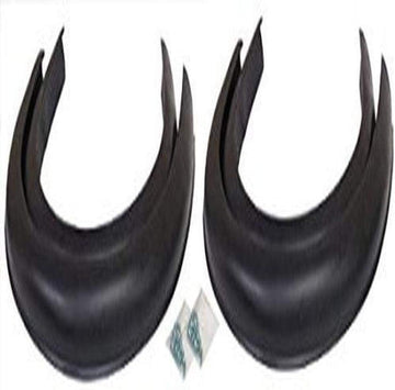 Pacer Performance 52-206 Flexy Flares Black 3-1/4" x 72" Full Coverage Heavy Duty Rubber Fender Extension Kit - 4 Piece
