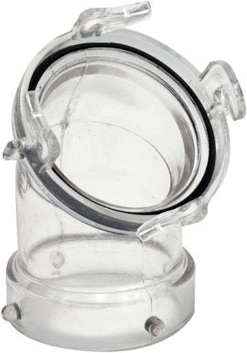 Valterra T1026-1 45° Clearview Adapter with 3" Bay Lug 45 Degree