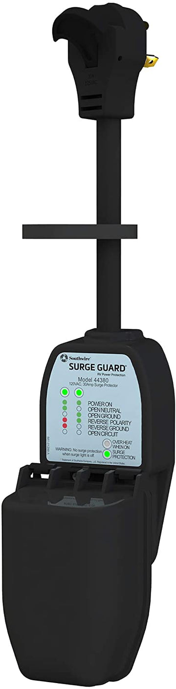 Southwire Company LLC 44380 Surge Guard 30A Portable, Black