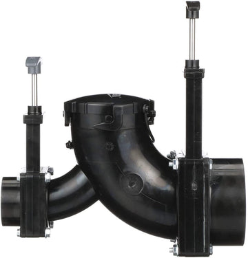 Valterra T80 3" Hub x 1-1/2" Hub x 3" Bay with Cap Double Ell Rotating Valve Assembly