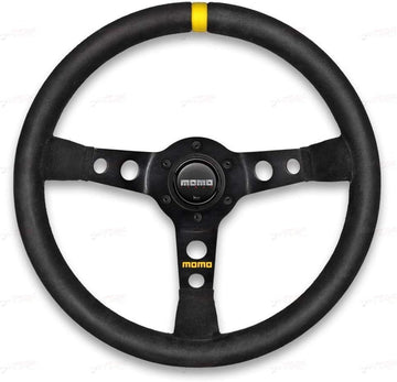 Momo R1905/35S Steering Wheel (MOD 07 Black Suede), 1 Pack