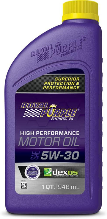 Royal Purple 06530-6PK API-Licensed Heavy Duty SAE 5W-30 High Performance Synthetic Motor Oil, 1 Quart Bottle, Case of 6 1 Quart, Case of 6