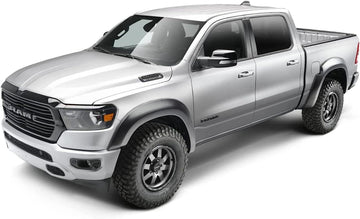 Bushwacker Extend-A-Fender Extended Front & Rear Fender Flares | 4-Piece Set, Black, Smooth Finish | 50926-02 | Fits 2019-2022 Dodge RAM 1500 (Excludes Rebel & TRX Models)