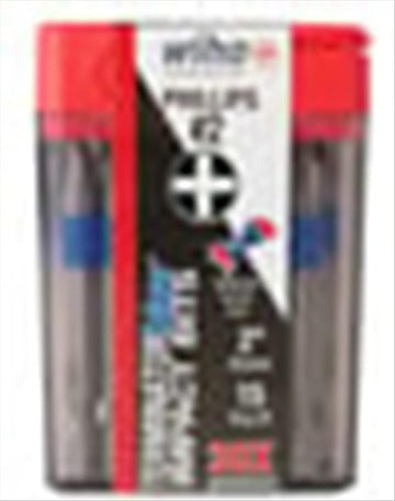 TerminatorBlue Impact Bit Phillips #2-2 Inch - 15 Pack
