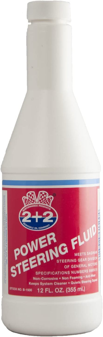 Berkebile Oil 2 + 2 B1500 Power Steering Fluid - 12 oz.