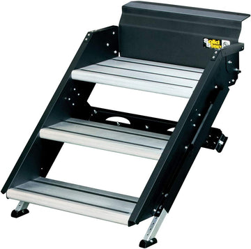 Lippert-791573 Solid Step Triple Step for RV and Travel Trailer Entry Doorway , 30-inch Triple 30-inch