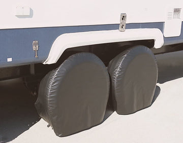 ADCO 3973 Black #3 Vinyl Ultra Tyre Gard Wheel Cover, (Set of 2) (Fits 27"-29")