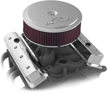 Holley Gm Muscle Series Air Cleaner, Finned, 14X4 Prem Pol