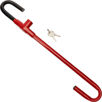 Winner CL303 Dr. Hook Pedal to Steering Wheel Lock, Red