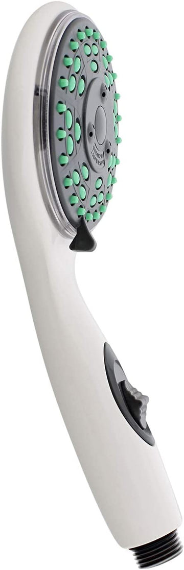 American Brass CRD-DX-HD80W RV Deluxe 5-Function Massaging Shower Head for 80 Series Shower Kits - White