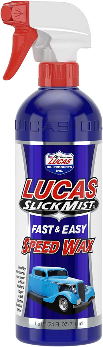 Lucas Oil LUC10160 Blue 24 Ounce Slick Mist Speed Wax