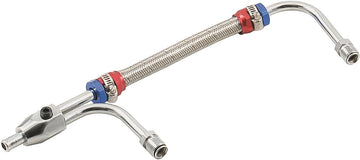 Mr. Gasket 1556G Chrome Adjustable Fuel Line