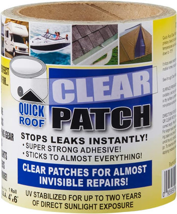 Cofair QRCP420 Quick Roof Clear Patch-4" x 20'