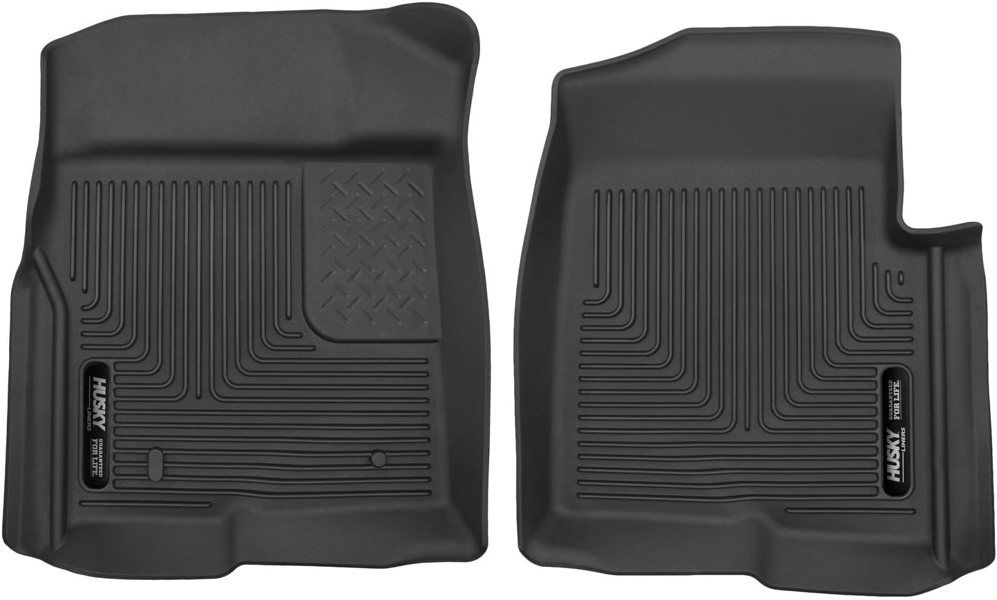 Husky Liners Custom Fit X-act Contour Molded Front Floor Liner for Select Ford F-150 Models (Black) X-act Contour Front Floor Mats Fits All Cab Styles