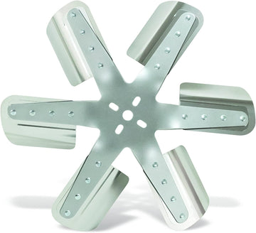 Flex-a-lite (2017) 17" 6-Blade Belt Driven Flex Fan, Silver