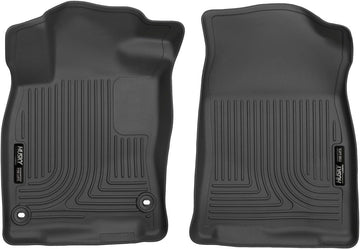 Husky Liners X-act Contour Series | Front Floor Liners - Black | 52141 | Fits 2016-2021 Honda Civic Coupe/Sedan, 2016-2018 Honda Civic Hatchback 2 Pcs X-act Contour Front Floor Mats
