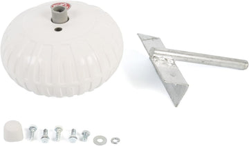 Taylor Made Products Dock Pro Inflatable Dock Boat Wheels, Straight or Corner Mount 12 inch diameter Straight Mount