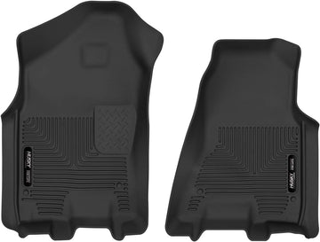 Husky Liners Stainless Steel Rear Mudguard Insert for Select Dodge Ram Models - Pack of 2 (Black)