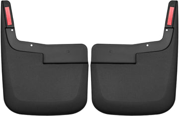 Husky Liners Front Mud Guards Fits 15-19 F150 Without Fender Flares Black Mud Guards - Front WITHOUT Fender Flares