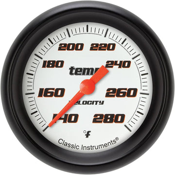 Classic Instruments - Velocity Wht 2 5/8 In Water Tmp 12Mm (VS326WBPF-12)