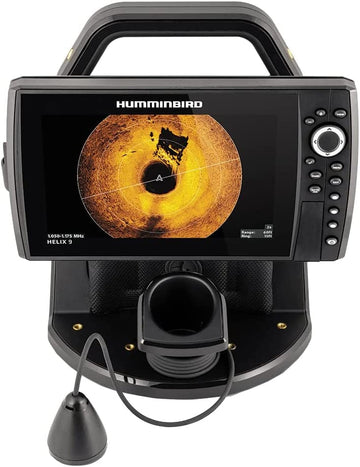 Humminbird 411790-1 ICE Helix 9 MSI+ GPS G4N MEGA 360 Fish Finder Bundle