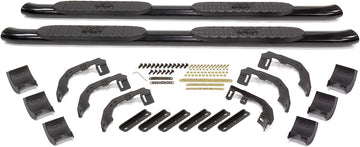 Westin 21-24095 Pro Traxx 4 Oval Nerf Step Bars fits 2019-2023 Ram 1500 Quad Cab (Excl. Ram 1500 Classic) Black 1 Pair