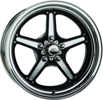 Billet Specialties BRS035406122 Street Lite Black Wheel Size: 15 x 4 Rear Sp