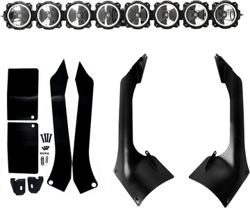 KC HiLiTES 91336 50" Pro6 Gravity LED - 8-Light - Light Bar System - 160W Combo Beam - for 18-24 Jeep JL/JT