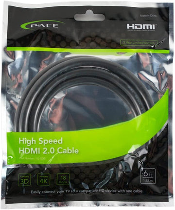 Pace International 115-006 High Speed & Cl3 Rated Hdmi 6'