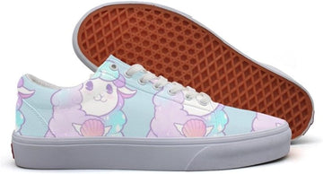 kawai Llama canvas low Sneaker Shoes for man 8.5