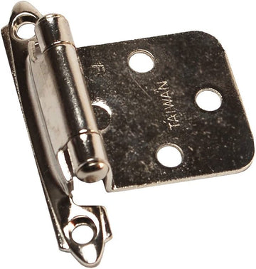 RV Designer Collection H238 Nickel Self Closing Hinge - Pair
