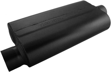 Flowmaster 843051 50 Delta Muffler 409S - 3.00 Offset IN / 3.00 Center OUT - Moderate Sound