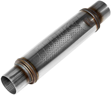Flowmaster 71415 2.25 in. Inlet/Outlet Clamp On Stainless Steel Natural Finish FlowFX Muffler