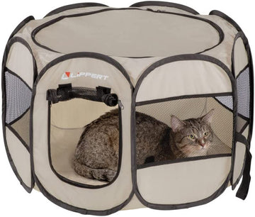 Lippert Soft-Sided, Foldable and Portable Pet Playpen for Camping