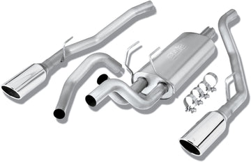 Borla 140307 Stainless Steel Cat-Back Exhaust System - RAM 1500 '09 5.7L V8 RWD 4DR CC SB