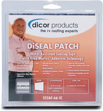 Dicor Corporation Dicor 522TPO-4125-1C Diseal Tape 4" X12.5' Roll White
