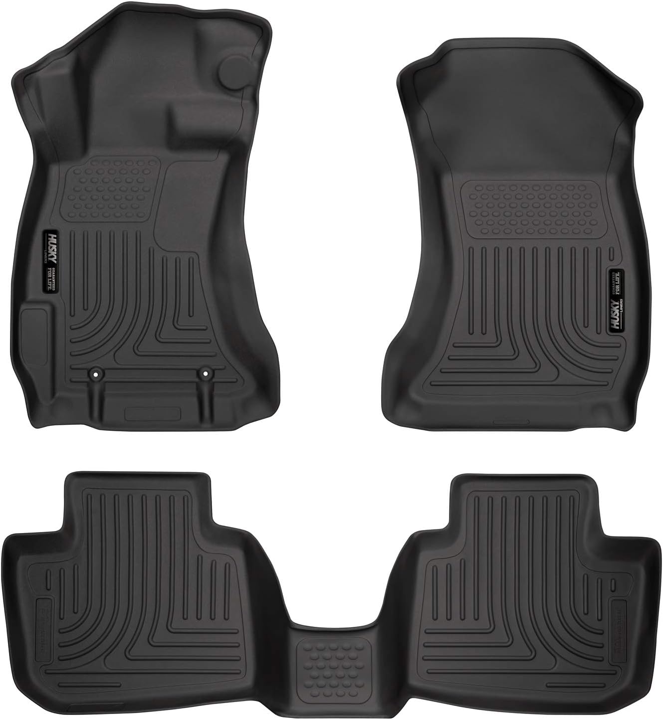 Husky Liners 99801 WeatherBeater Black Front and 2nd Seat Floor Liner