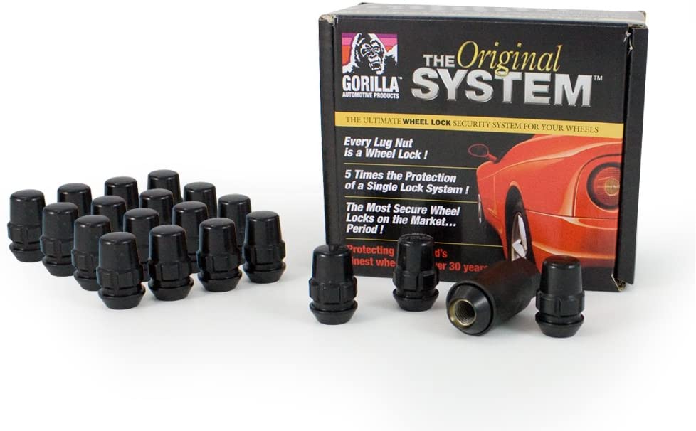 Gorilla Automotive 71643NBC Black 14mm x 1.5 Wheel Lock, (Pack of 20)