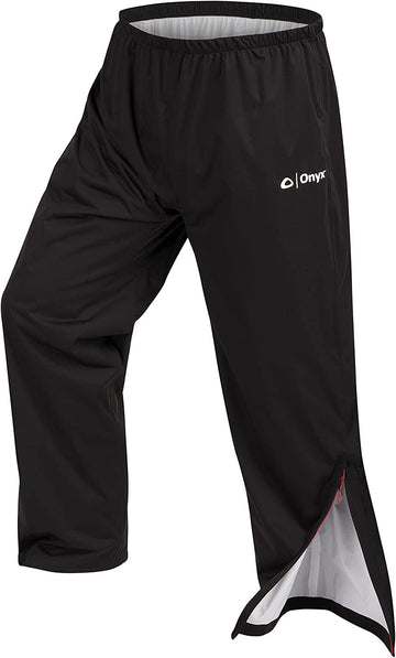 Onyx Mens Hydromax Rain Pants Large Black