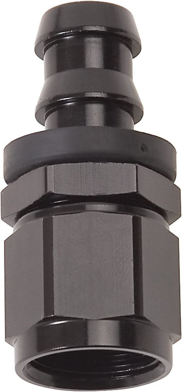Russell 624013 Twist-Lok Black 6-an Straight Hose End