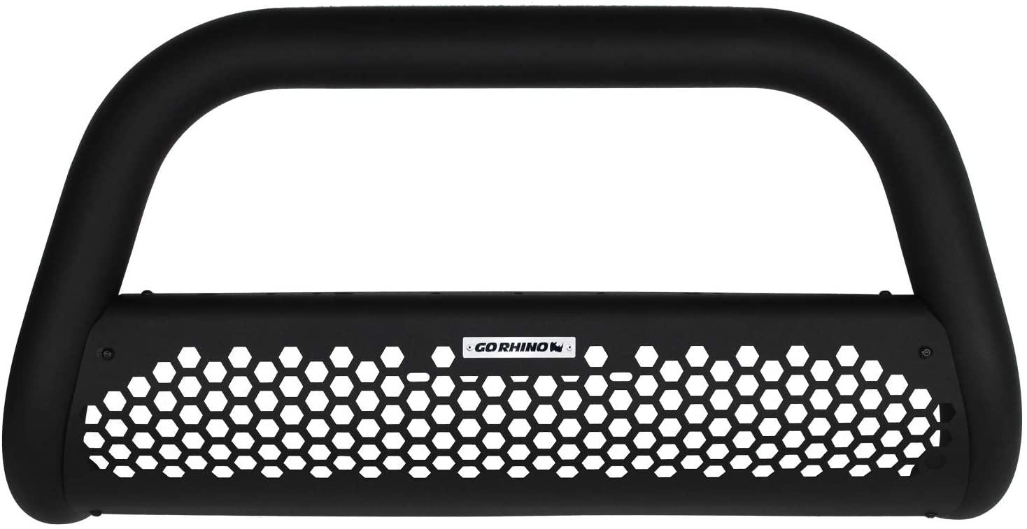 Go Rhino 55366T Rhino Charger RC2 Bull Bar Textured Black Front Mounting Brackets Sold Separately Rhino Charger RC2 Bull Bar