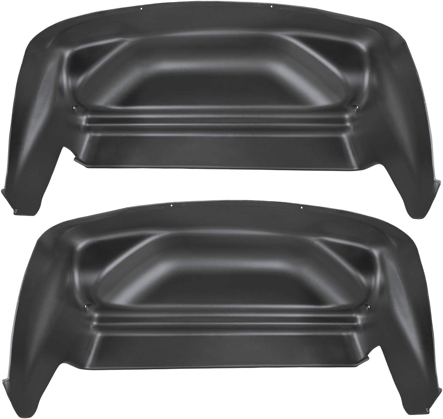 Husky Liners Wheel Well Guards | Rear Wheel Well Guards - Black | 79001 | Fits 2007-2013 Chevrolet Silverado/GMC Sierra 1500 2 Pcs
