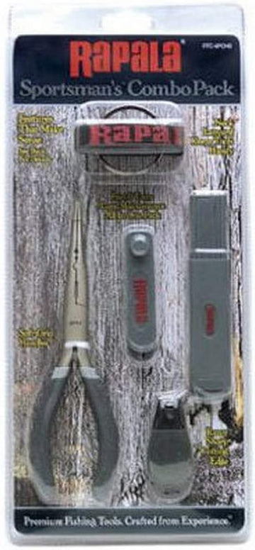 Rapala Combo Pack 6 1/2 Pliers/Jig Punch/Hook Sharpener/Clipper