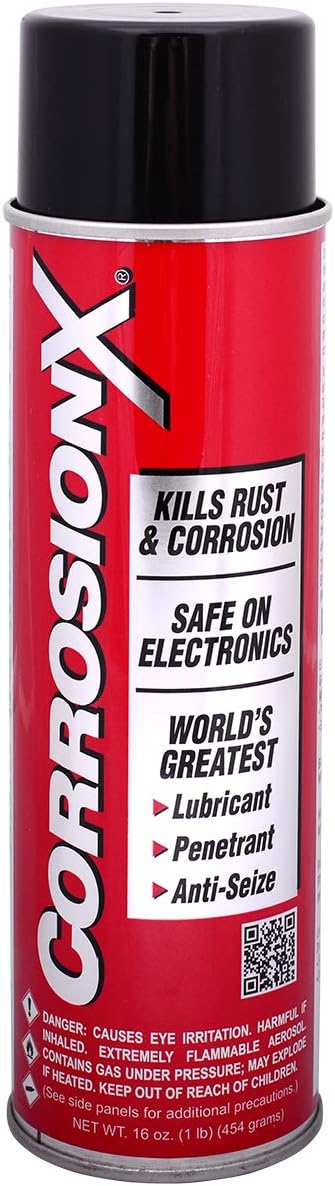 Corrosion-X 90102 Anti-Corrosion and Lubricant, 16-Ounce, Aerosol