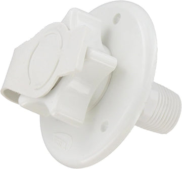 Valterra A010168 2"- 3/4" MPT White Water Inlet