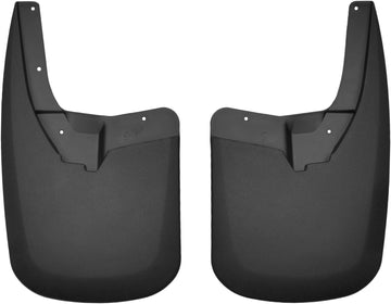 Husky Liners Custom Fit Rear Mudguard for Select Dodge Ram Models - Pack of 2 (Black) Custom Fit Without Fender Flares