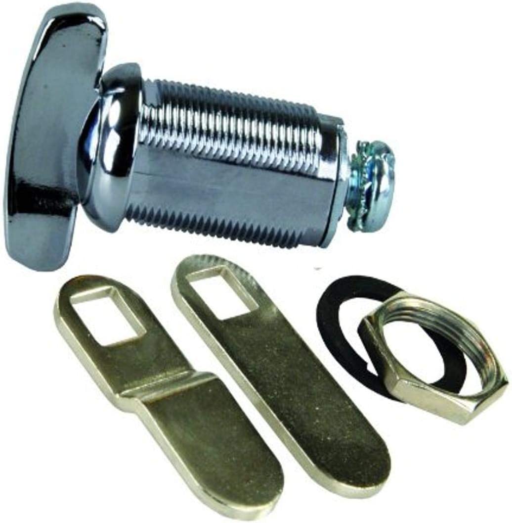 JR Products 135 11/8" Compartment Door Thumb Lock 11/8 Inch